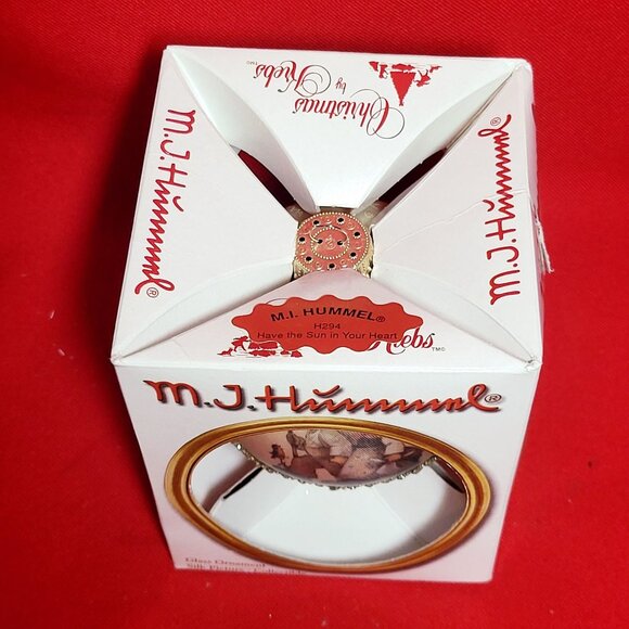 MJ Hummel 2006 Hansel & Gretel Have The Sun In Your Heart Glass Silk Bulb Christ - Picture 9 of 14